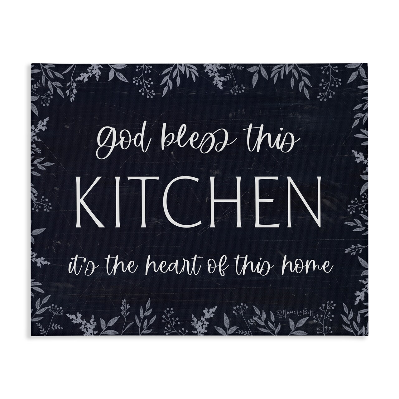 Stupell Industries Kitchen Heart Of This Home Canvas, design by Annie LaPoint